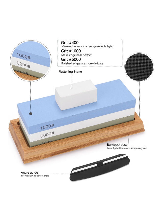 Generic Professional Whetstone Cut Sharpening Stone Multicolour 23.00X9.50X10.50cm  - Image 3