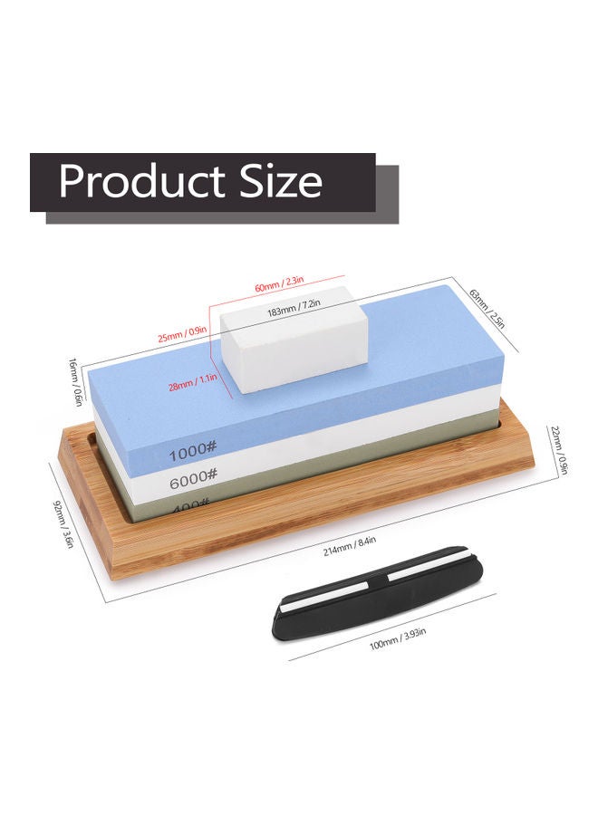Generic - Professional Whetstone Cut Sharpening Stone Multicolour 23.00X9.50X10.50cm - Image 1
