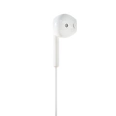 E-Train Stereo Wired In-Ear Earphones With Mic White  - Image 2