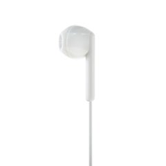 E-Train Stereo Wired In-Ear Earphones With Mic White  - Image 3