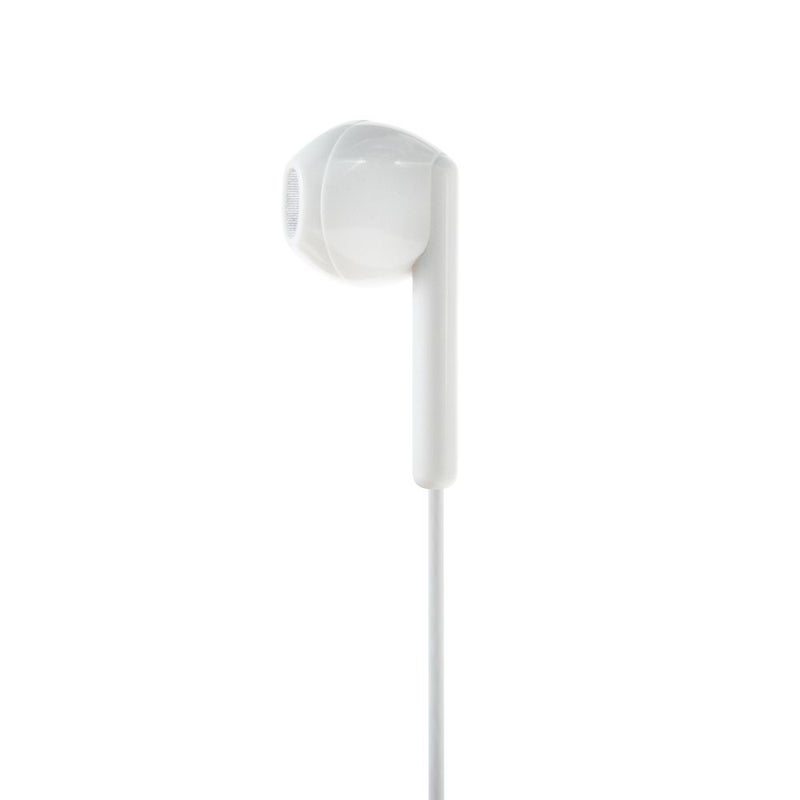E-Train - Stereo Wired In-Ear Earphones With Mic White - Image 1