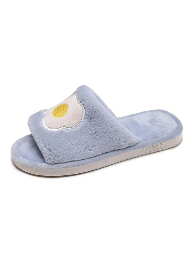 Comfortable Soft Bottom Home Slipper Blue/Yellow/White 