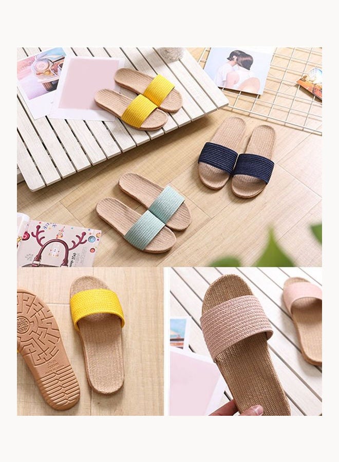 Linen Slippers Light Blue  - Image 5