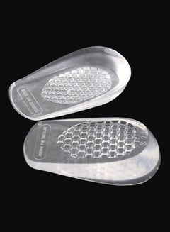 Half Pad Heightening Increase Insole Clear