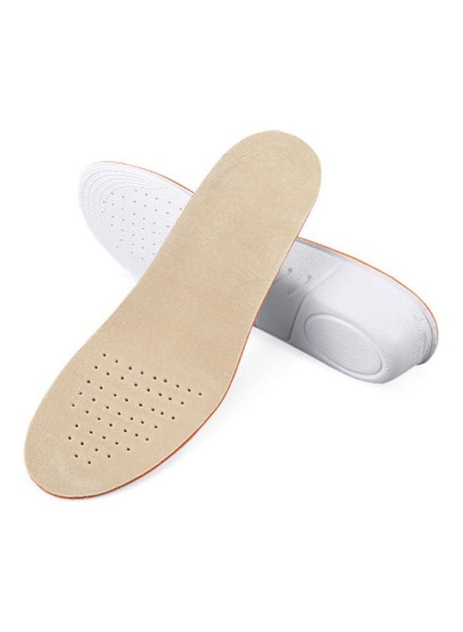 Corrective Breathable Shoe Insoles Beige/White - Image 1