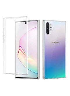360 Degree Soft Hard Tpu Silicone Front And Back Case For Samsung Galaxy Note 10 Plus Clear