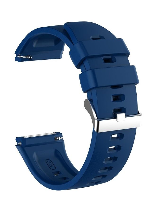 Sporty Replacement Silicone Watch Band For Huawei GT2E Blue  - Image 1