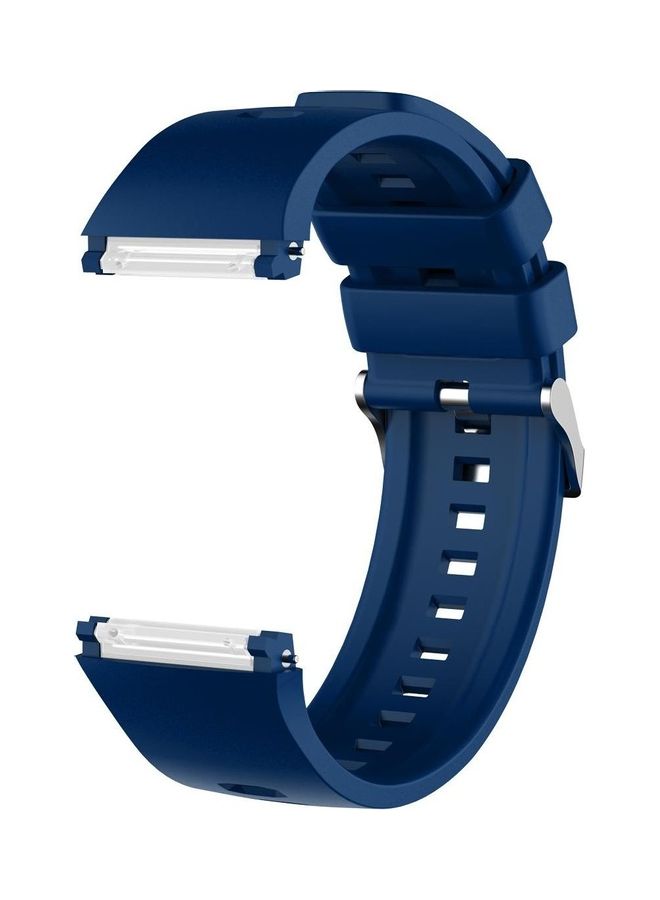 Sporty Replacement Silicone Watch Band For Huawei GT2E Blue  - Image 3