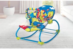 Mastela Lion Printed Baby Rocker With Hanging Soft Newborn To Toddler  - Image 3