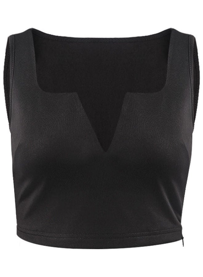 V Neck Straps Vest White - Image 4