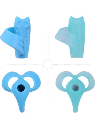 4-Piece Eco-Friendly Pencil Grip Set Sky Blue - v1609192100/N43339192A_6