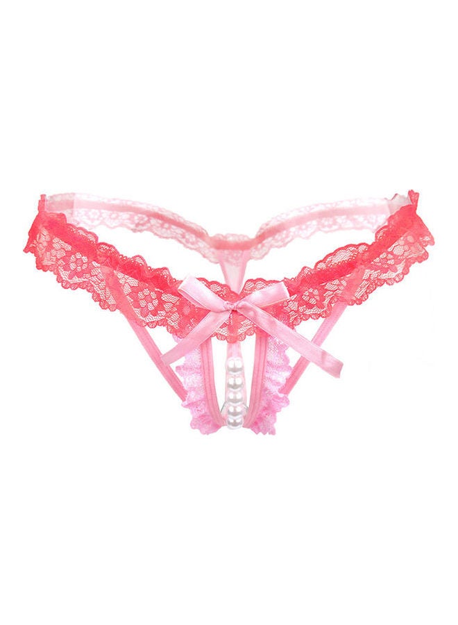 Low Waist G-String Pink 