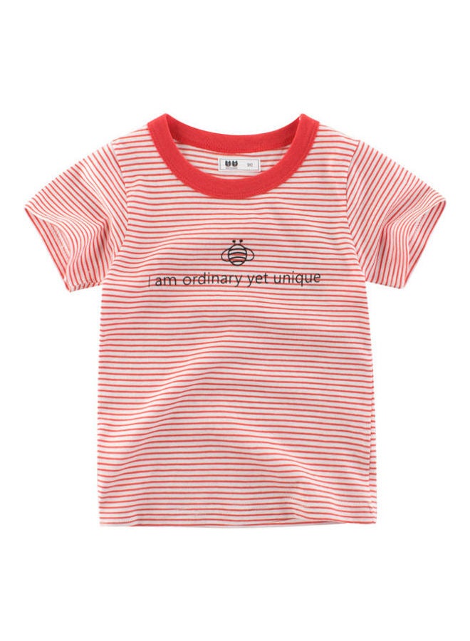 Generic - Striped T-Shirt Red/White - Image 1