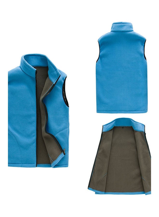 Solid Gilet Sky Blue - Image 5