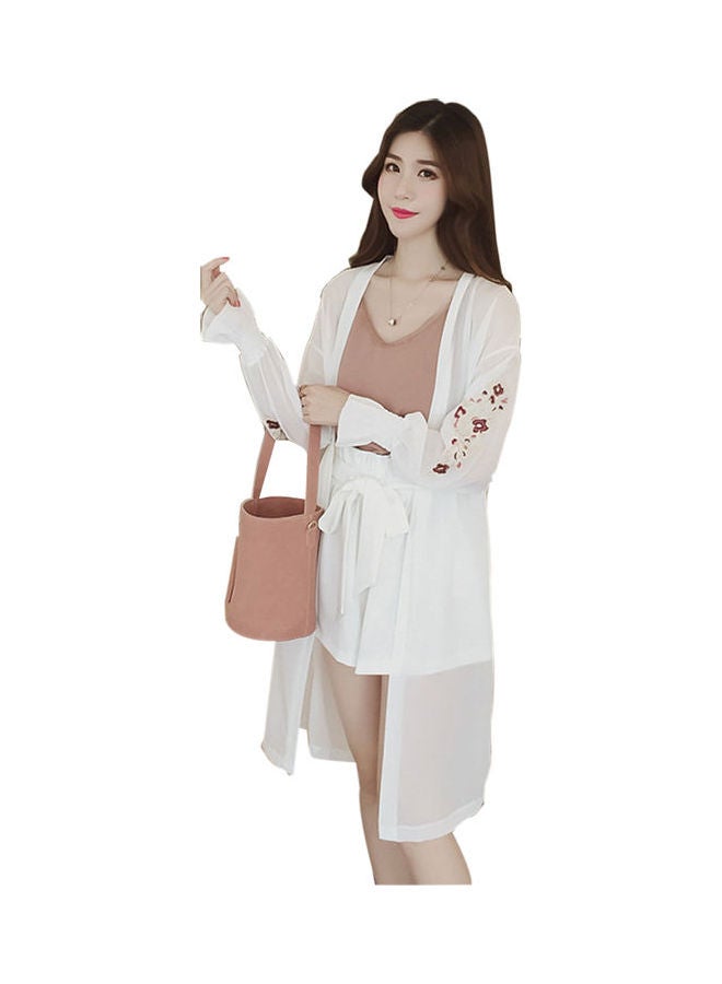 Embroidered Shirt White  - Image 1