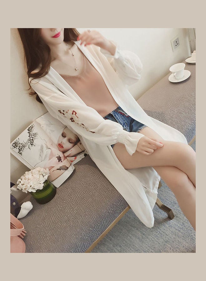 Embroidered Shirt White  - Image 2