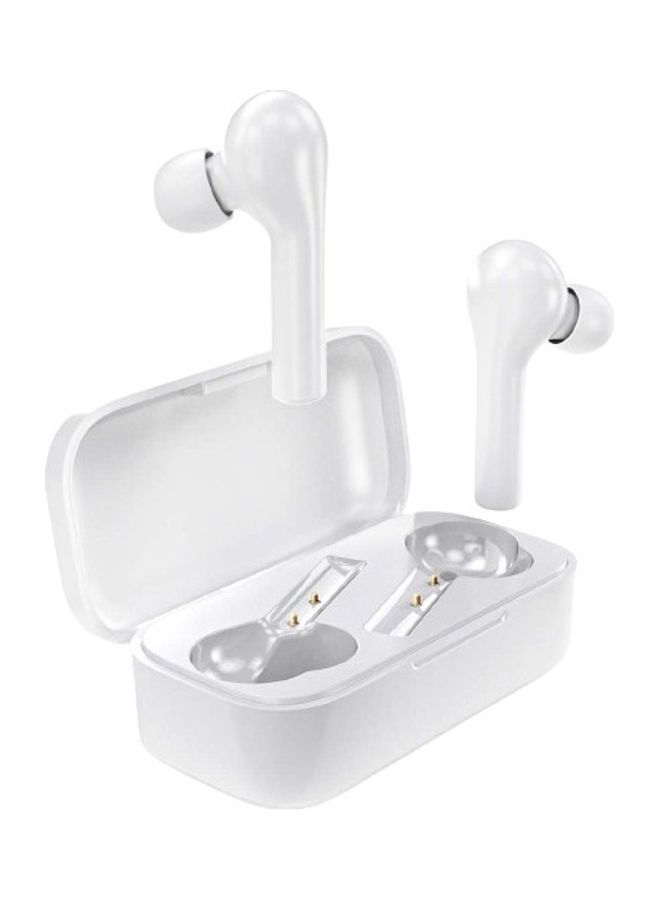 WK DESIGN - TWS HI-Resolution Stereo Wireless Bluetooth In-Ear Earbuds With Charging Case White - Image 1