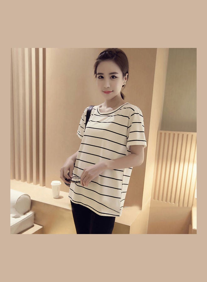 Striped T-Shirt White - Image 3