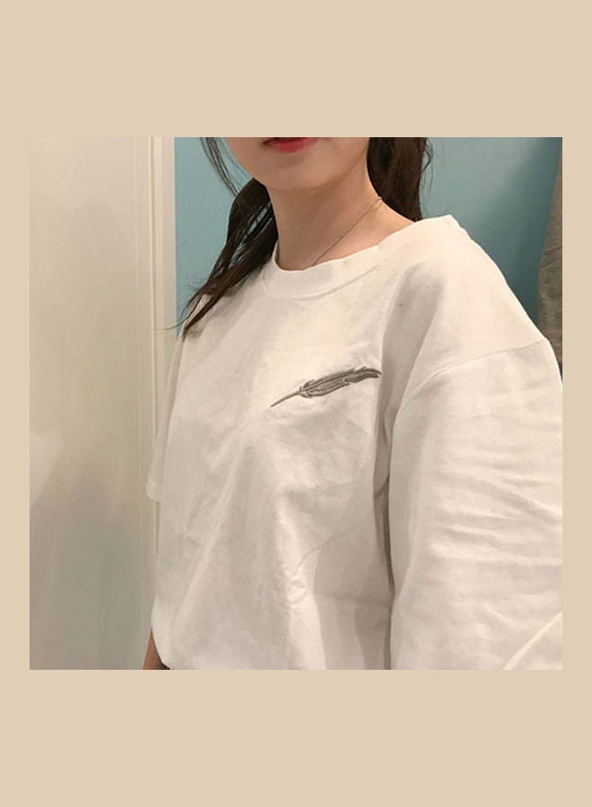 تيشيرت سادة أبيض - Image 3