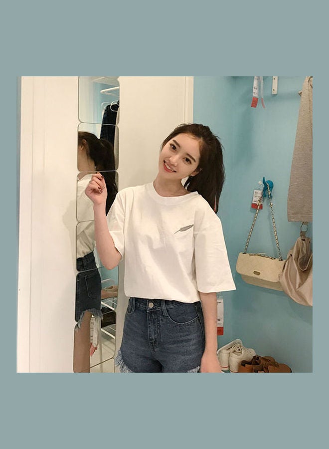 تيشيرت سادة أبيض - Image 5