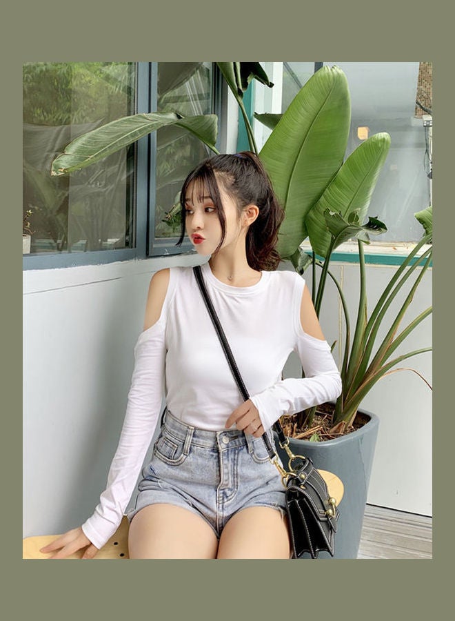 Off Shoulder Top White - Image 3