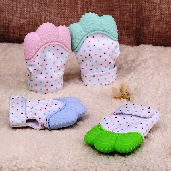 1-Piece Non Toxic Baby's Teether Gloves  - Image 4