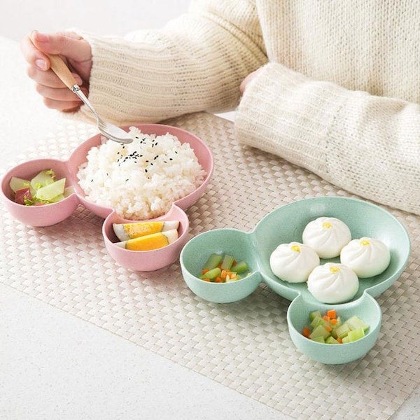 2-Piece Creative Cartoon Shaped Baby's Bowl - Image 5