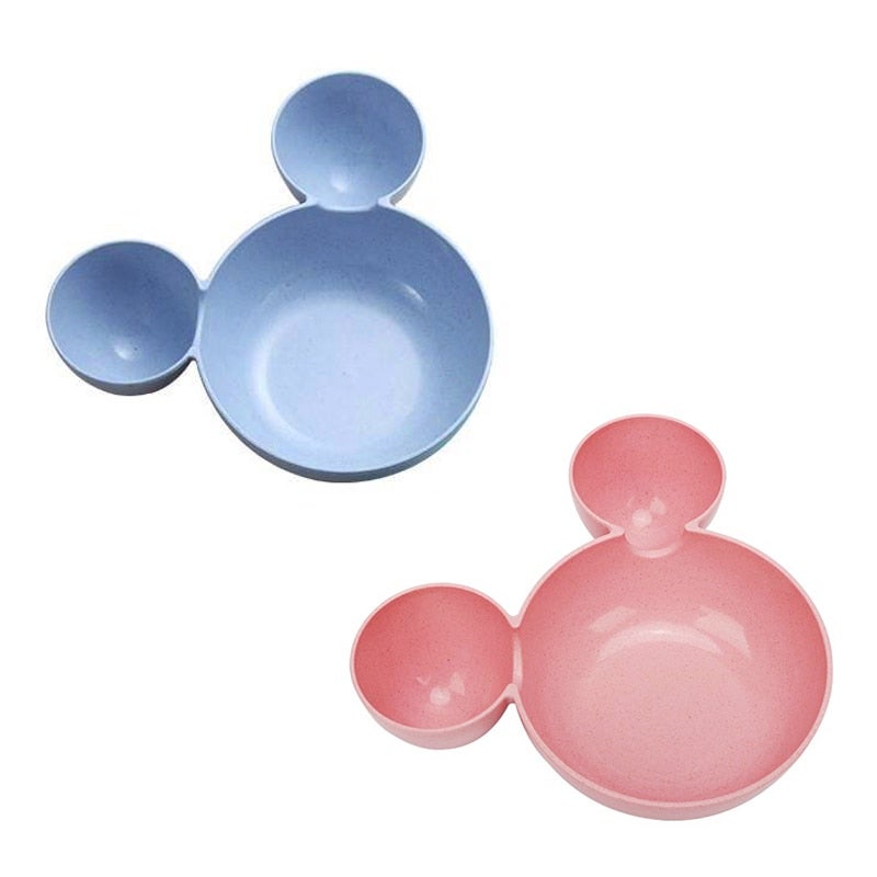 2-Piece Creative Cartoon Shaped Baby's Bowl - Image 1