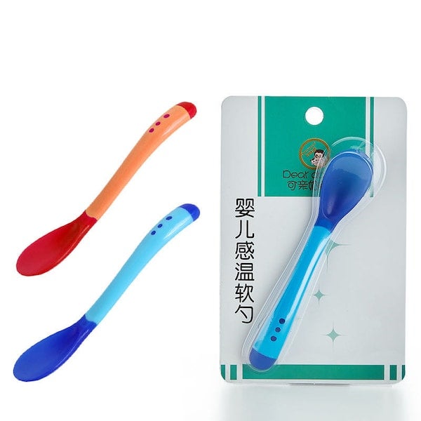 Generic - Baby's Soft Head Multifunctional Fork Spoon Set - Image 1