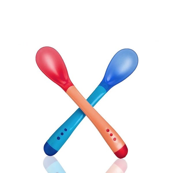 Generic - Baby's Soft Head Multifunctional Fork Spoon Set - Image 1
