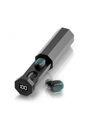 TWS True Wireless In-Ear Earphones With Microphone And Charging Case Black - v1609206297/N41830720A_1
