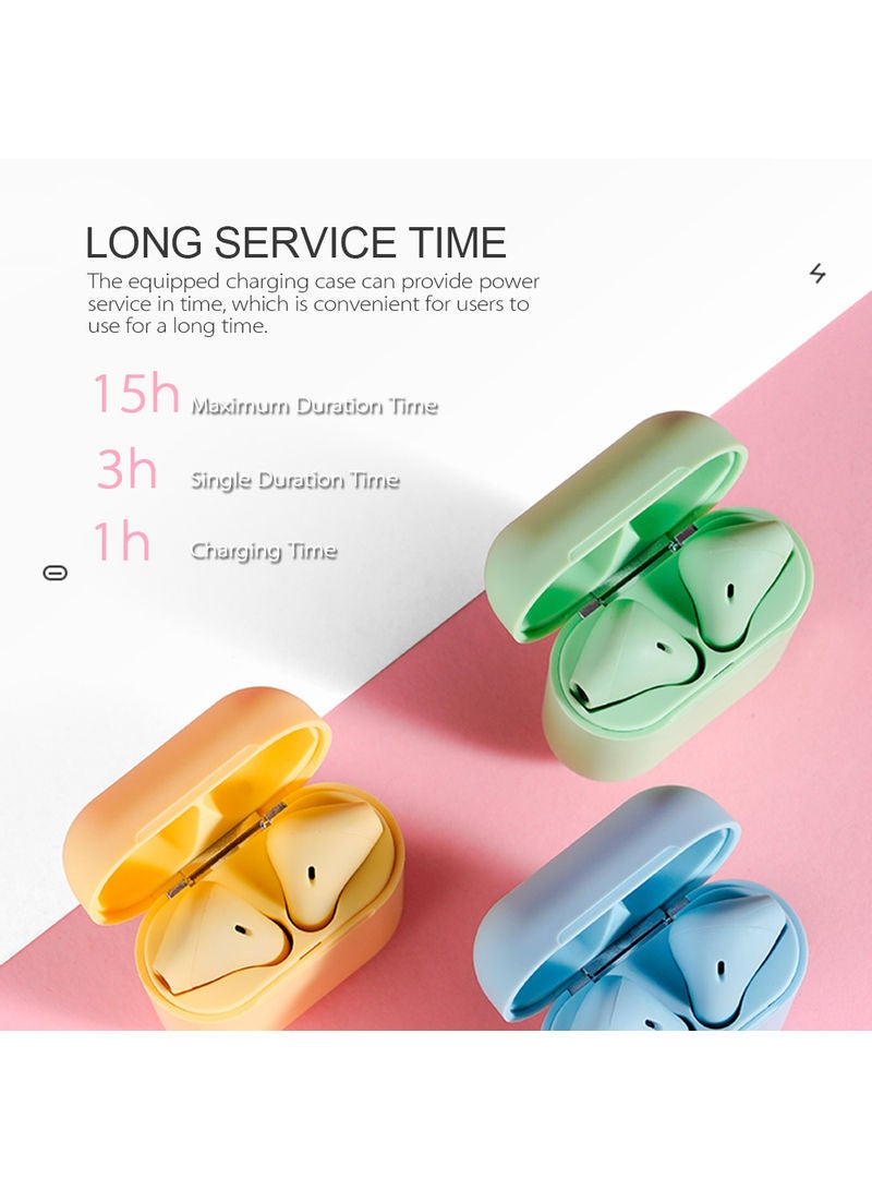 Generic - Inpods 12 Bluetooth True Wireless In-Ear Earphones With Charging Case Green - Image 1