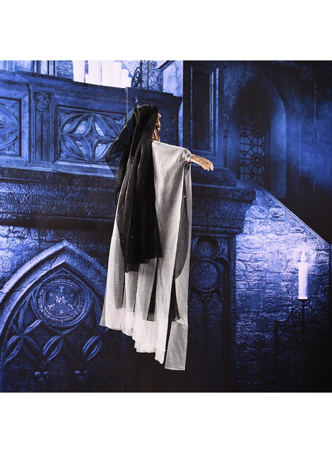 Halloween Ghost Hanging Decoration Black And Grey 12.00 x 10.00 x 10.00cm  - Image 2