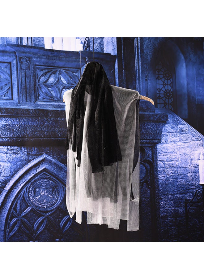 Halloween Ghost Hanging Decoration Black And Grey 12.00 x 10.00 x 10.00cm  - Image 3