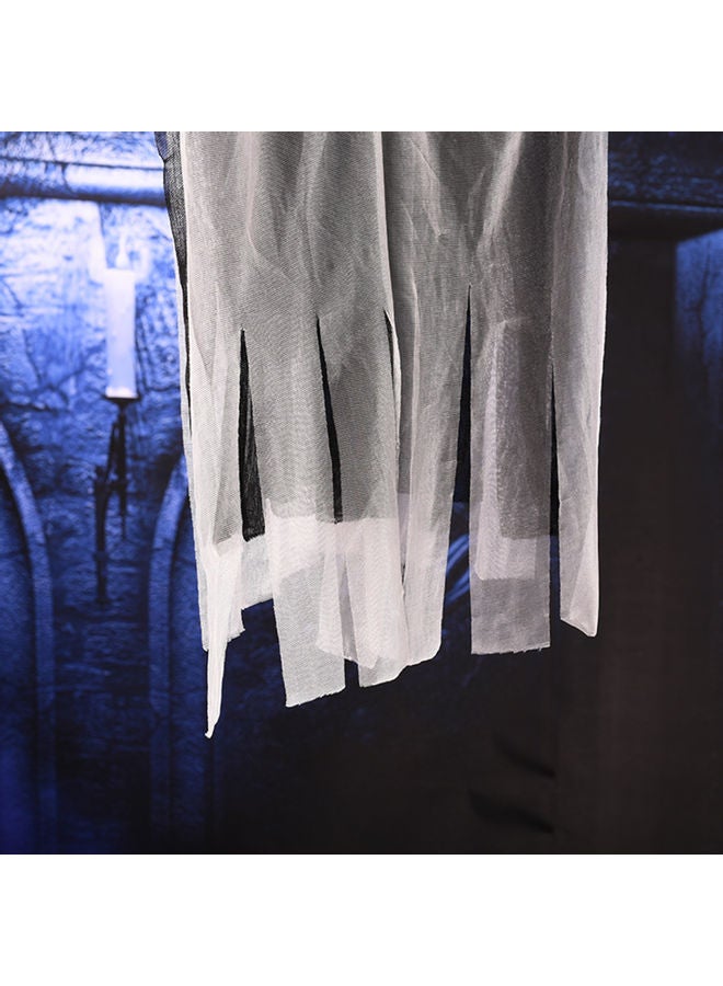 Halloween Ghost Hanging Decoration Black And Grey 12.00 x 10.00 x 10.00cm  - Image 5