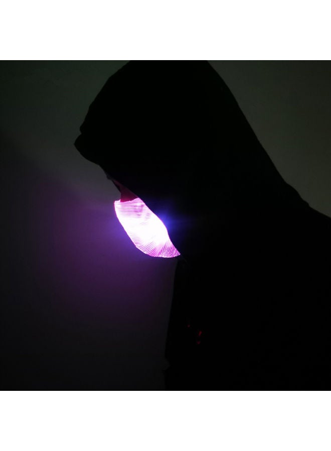 7 Color USB Rechargeable LED Face Mask white 8.00 x 3.00 x 5.00cm - Image 4