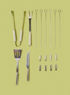 Silver 18-Piece Tools Set