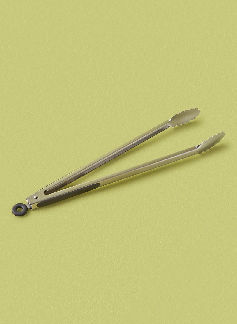 Noon East BBQ Grilling Accessories Stainless Steel Silver Food Tong - Image 2