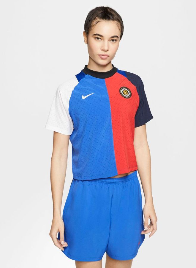 Nike FC Football T-Shirt Game Royal Blue/White/Red  - Image 1