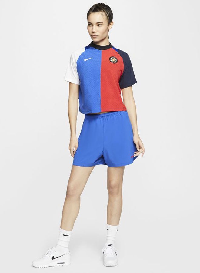 Nike FC Football T-Shirt Game Royal Blue/White/Red  - Image 3