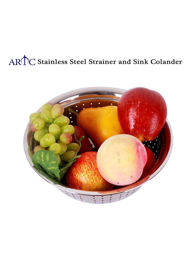 اي ار تي سي مصفاة للطعام من الستانلس ستيل فضي 30Ø³Ù†ØªÙŠÙ…ØªØ± - Image 3