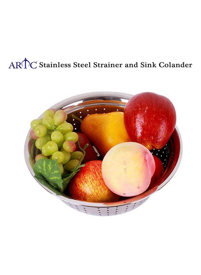 ARTC Stainless Steel Food Strainer Silver 32centimeter - Image 3