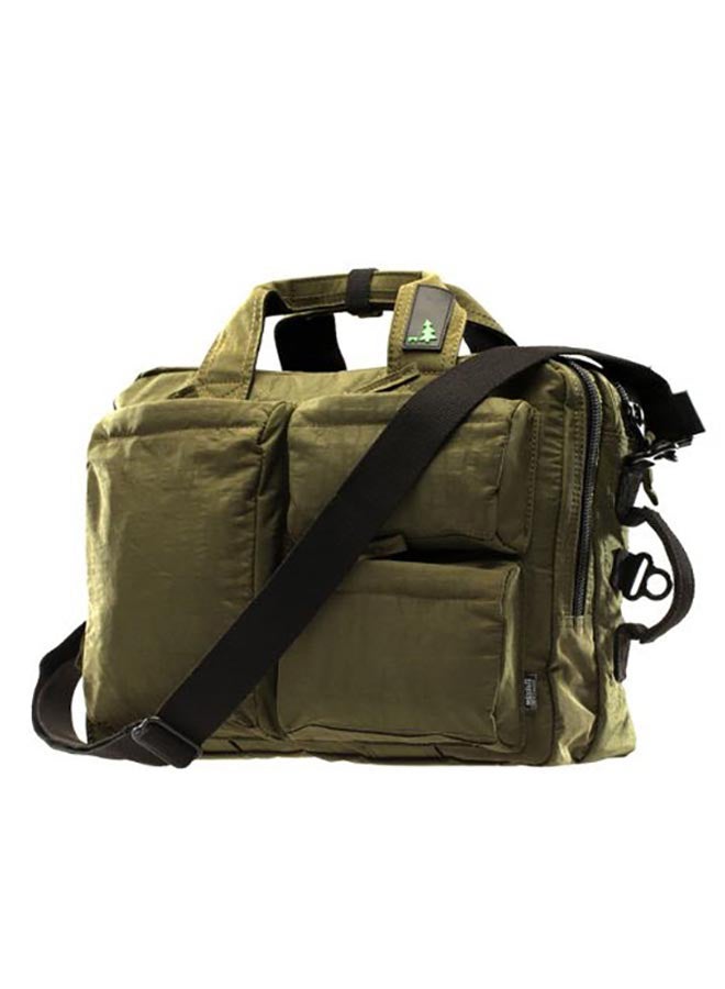 MUeSLii Classic Business Backpack Army Green  - Image 2