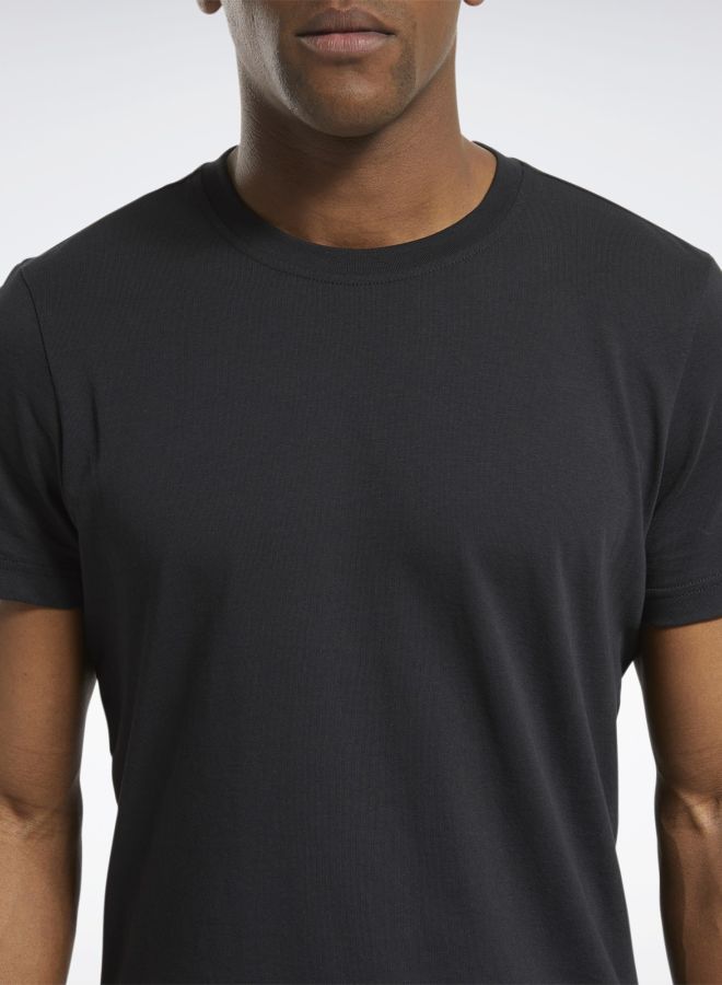 Reebok - MYT SS Graphic Tee - Q4 Black - Image 1