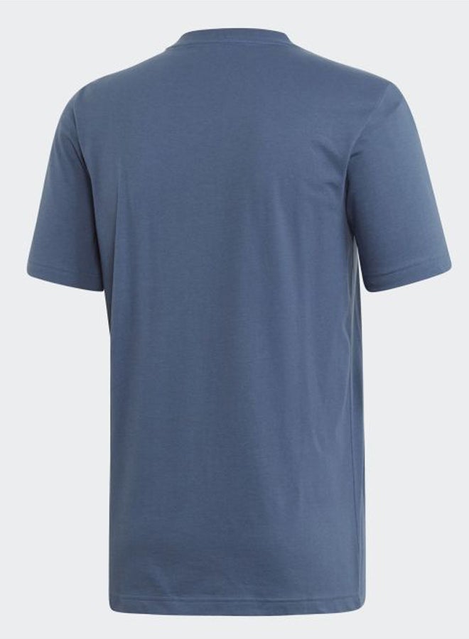 Essentials Linear Logo Tshirt Tech Ink/White