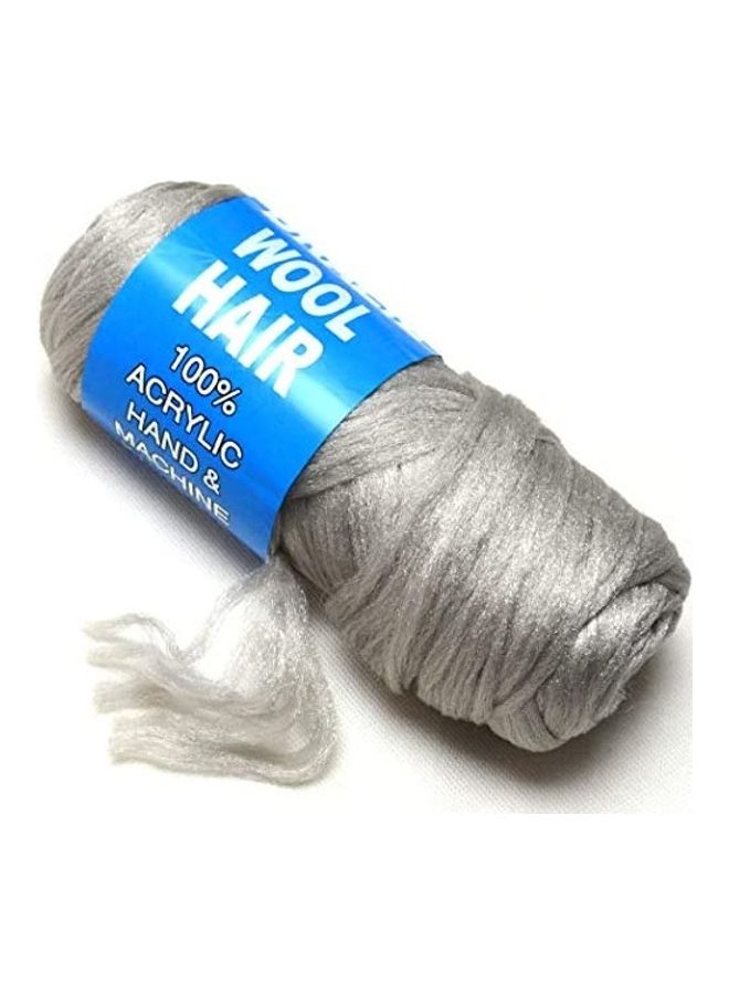 BLUPLE Brazilian Wool Hair Roll Grey