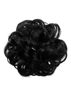 OneDor Wavy Curly Hair Bun Black 18inch 