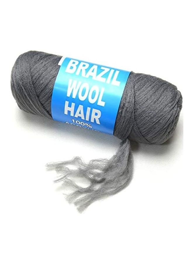 BLUPLE - Brazil Wool Hair Grey 18inch - Image 1