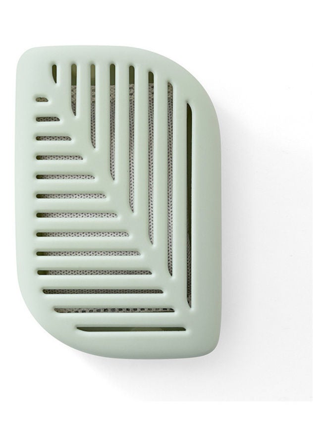 Generic Leaf Shaped Refrigerator Deodorant Box Green 15x10x1.8cm  - Image 1