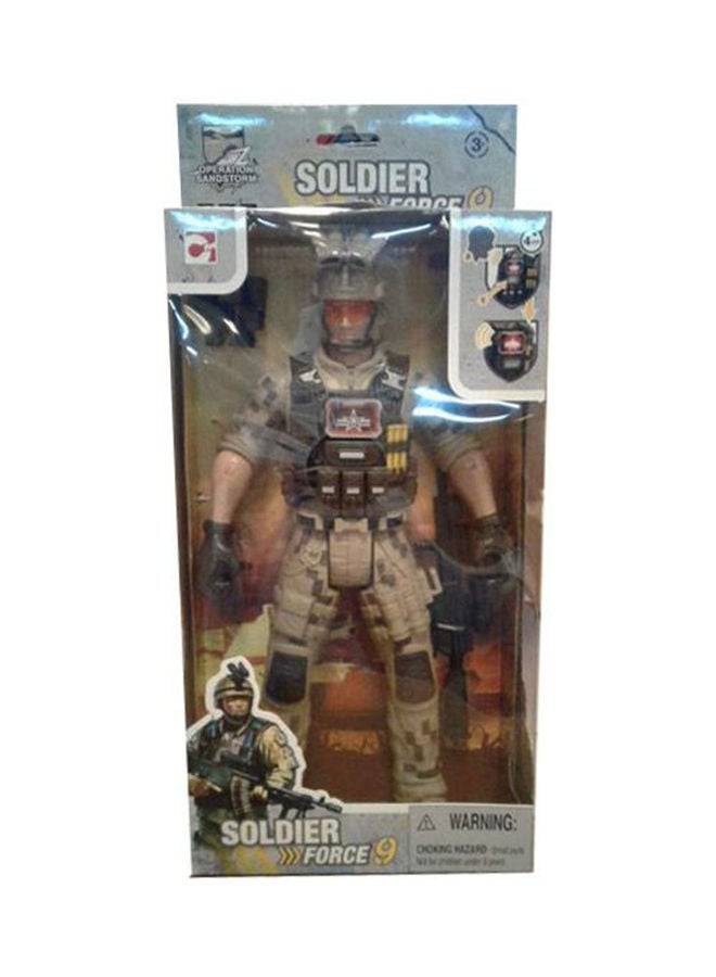 مجسم شخصية الجندي من Soldier Force 9 Meg Voice Ranger